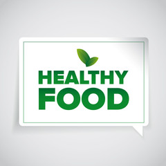 Sticker - Healthy food vector