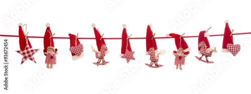 Isolierte Freigestellte Dekoration Zu Weihnachten In Rot Weiss Kariert Auf Hintergrund Buy This Stock Photo And Explore Similar Images At Adobe Stock Adobe Stock