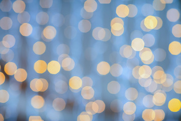 Wall Mural - blurred glden lights background