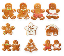 Christmas Gingerbread Cookie Set