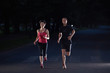 © .shock - couple jogging at early morning