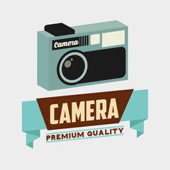 Sticker - retro camera design