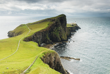 Wall Mural - Neist Point Lighthouse, Skye, Scotland