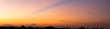 Beautiful twilight sky and cloud - Panorama Effect