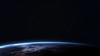 Wall Mural - High resolution image of Earth in space. Elements furnished by