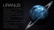 © Vadimsadovski - Uranus - High resolution Infographic presents one of the solar