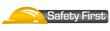 Safety First Yellow Black Horizontal 