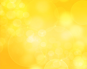 yellow bokeh abstract light background