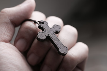 Sticker - Hand Holding The Cross