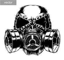 Gas Mask Illustration