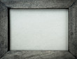 Vintage tone wooden frame with card board background