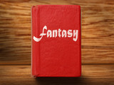 Fototapeta  - Old red book