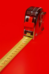 Yellow measuring tape