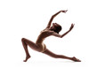 © Aleksandr Doodko - young beautiful dancer in beige swimsuit