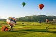 Hot air balloons fly over Cappadocia is known around the world a