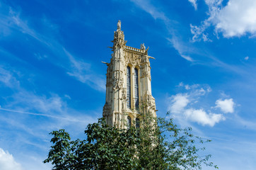 Wall Mural - Tower of tour Saint Jacques in Paris