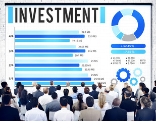 Wall Mural - Investment Financial Money Accounting Economy Concept