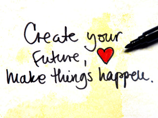 Wall Mural - create your future