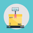 © Olesia_g - Warehouse icons logistic blank and transportation, storage vecto