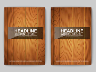Fototapete - Set of vector design template layout for magazine poster, flyer, brochure
