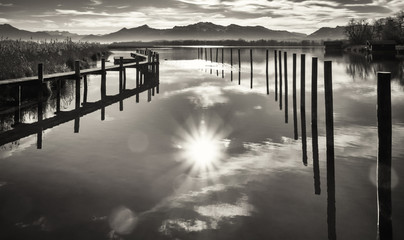 Canvas Print - chiemsee lake