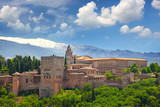 Fototapeta Big Ben - View of the famous Ancient arabic fortress Alhambra, Granada,