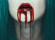 © Alex Photo - Red lips in blood