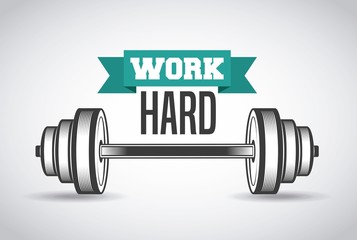 hard work in the gym