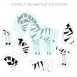 © Oleksandr Pokusai - Puzzle game for chldren zebra