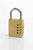 Fototapeta  - New Year Padlock with close up of 2016 on combination