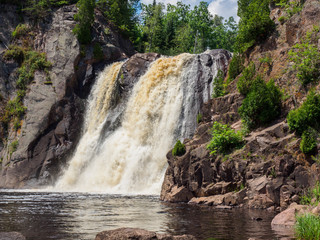 Poster - High Falls of Baptism River at Tettegouche State Park 3