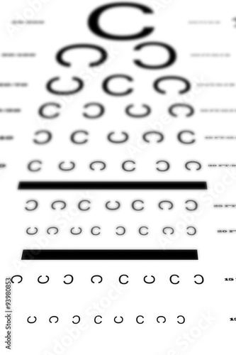 Eye Sight Test Chart