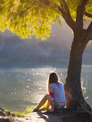 Wall Mural - teen girl