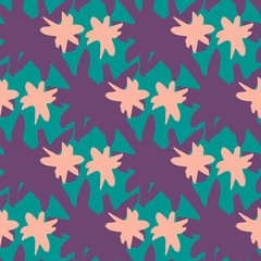 Aufkleber - seamless pattern with gold and black star strokes