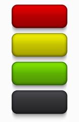 Wall Mural - vector modern colorful web buttons set