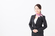 © taka - portrait of asian businesswoman on white background
