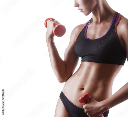 Naklejka - mata magnetyczna na lodówkę Women's sports shape