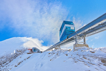 Canvas Print - Mountains ski resort Kaprun Austria