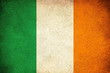 Ireland grunge flag