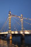 Fototapeta Miasto - Albert Bridge; Chelsea; London