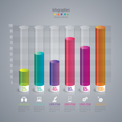 Poster - Infographic design template and marketing icons.