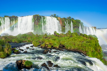 Wall Mural - Iguazu Falls, on the border of Argentina, Brazil, and Paraguay.