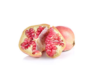 Wall Mural - Pomegranate isolated on white background