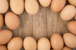 Huevo de gallina alimento habitual del ser humano. 