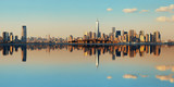 Fototapeta Nowy Jork - Manhattan downtown skyline