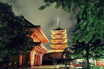 Sticker - Tokyo temple