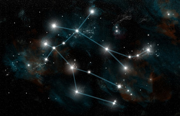 Wall Mural - The Constellation of Gemini