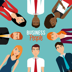 Poster - Business people and entrepreneur