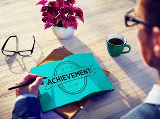 Sticker - Achievement Accomplishment Success Goal Concept