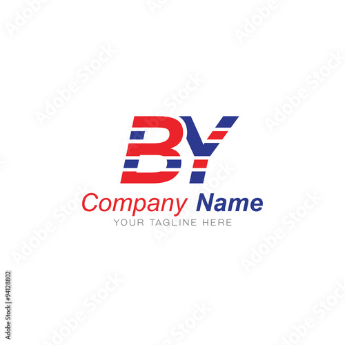 B And Y Red And Blue Logo Letters Buy This Stock Vector And Explore Similar Vectors At Adobe Stock Adobe Stock